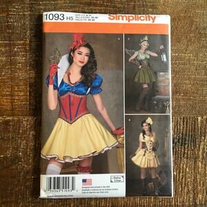 Simplicity Sewing Pattern 1093 Victorian Sexy Princess Mini Corset 6-14 UNCUT